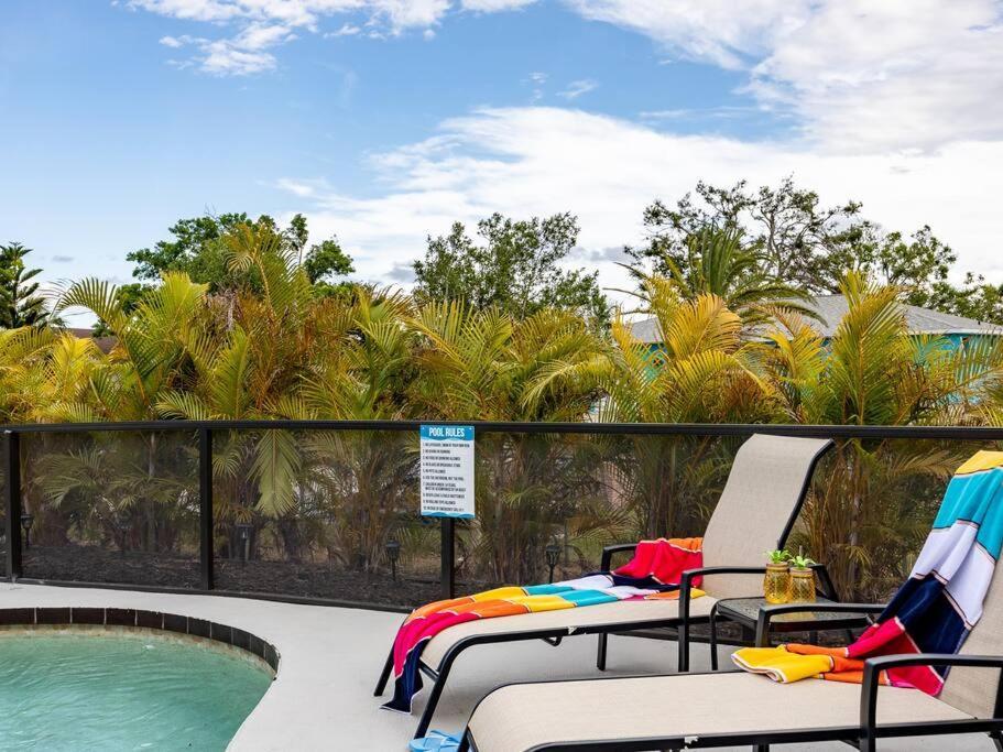 Englewood, Manasota Keys - 2 Bedroom Luxury Villa, Pool, Game Room, 6 Min To Beaches Next To Canal Ngoại thất bức ảnh